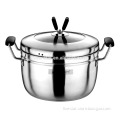 Stainless steel Japanese style steamer pot